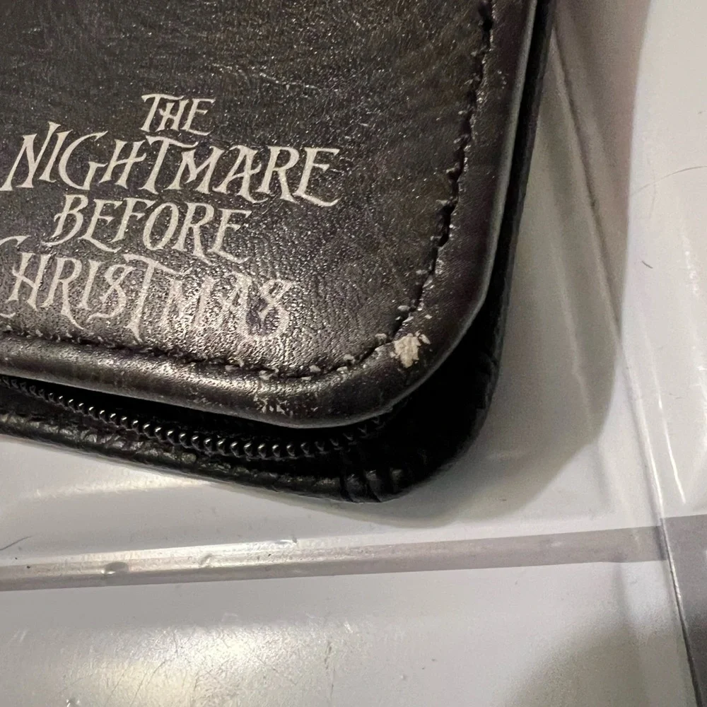 Disney The Nightmare before Christmas Black Leather Wallet - Picture 5 of 6